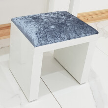 7seas® Manhattan White Glass Stool