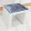 7seas® Manhattan White Glass Stool 1