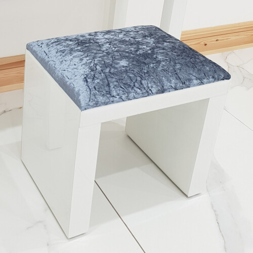 7seas® Manhattan White Glass Stool