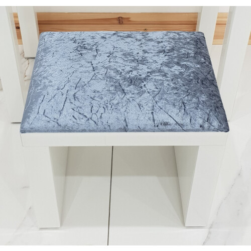 7seas® Manhattan White Glass Stool 1