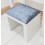 7seas® Manhattan White Glass Stool 3