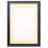(Black Frame With White Mount, 12x8 pic ( 16x12 Frame )) Wooden Effect Photo Frames With White Mount 5