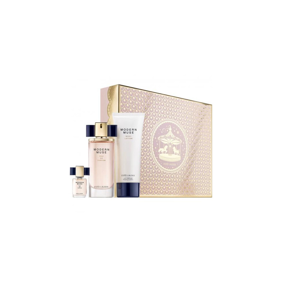 Modern Muse 3 Pcs Set: 1.7 Eau De Parfum Spray + 2.5 Body Lotion + 0.14 Eau De Parfum Spray (Hard Box)