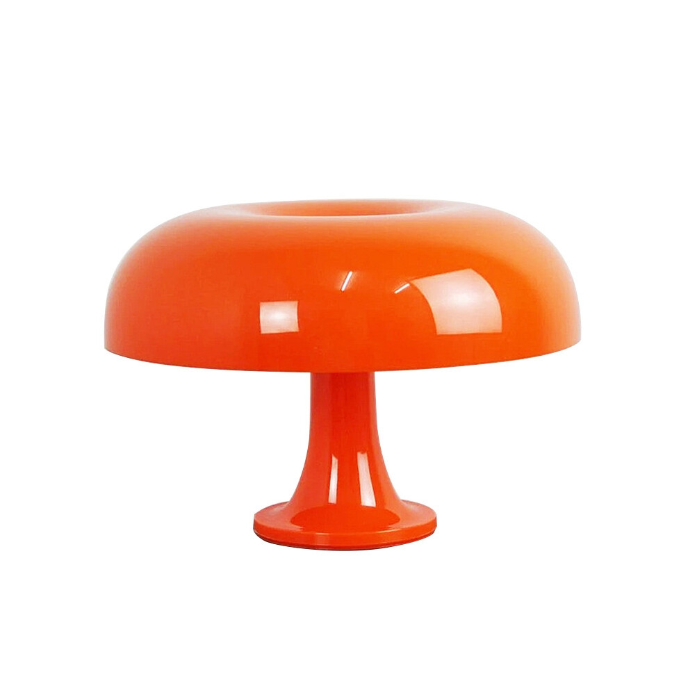 (Orange) Mushroom Table Lamp Dimming Atmosphere Lamp Bedside Lamp Acrylic Table Lamps for Room Decor Lamp Modern Bauhaus Design Desk Lamp