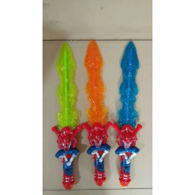 (Spider warrior sword, 1PCS) 8 Style Super Hero Sword Sound Toy With Led Lights Boys Girls Birthday Gift