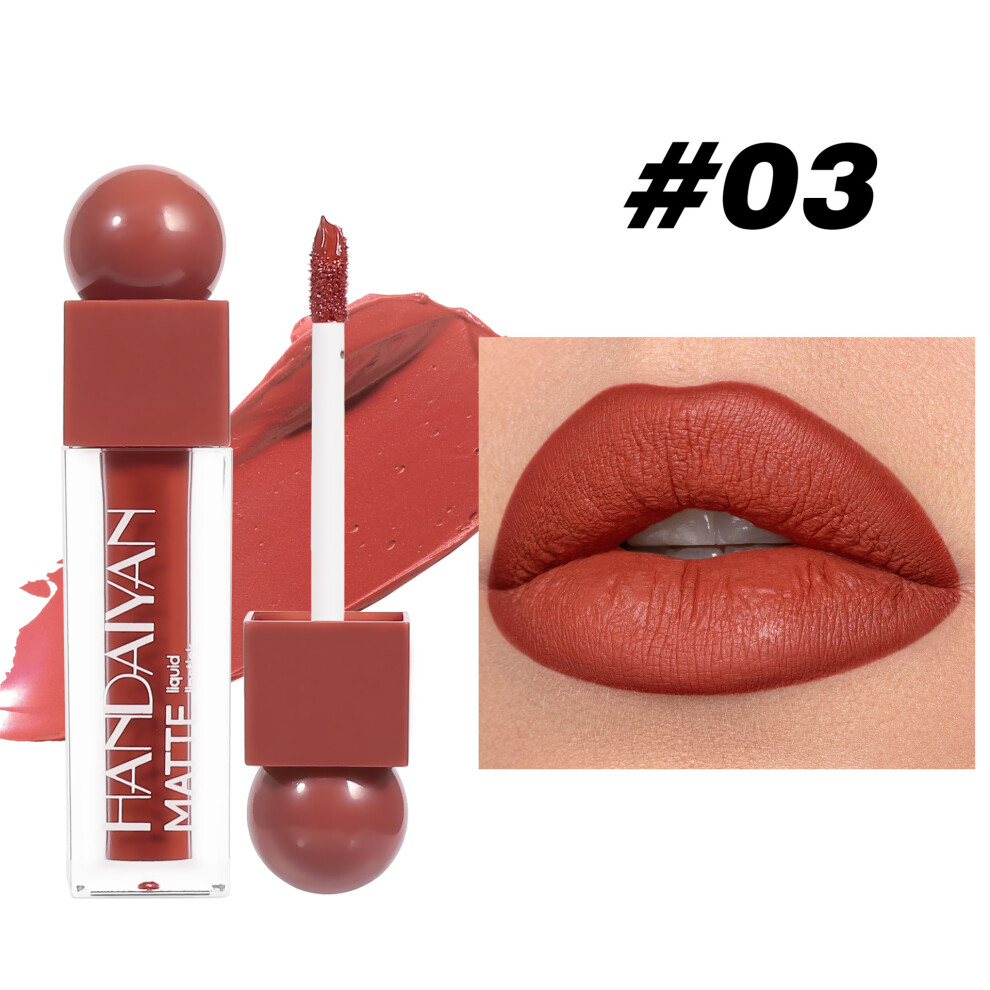 Not,Specified (03#) Matte Lipstick Long Lasting Waterproof Lip Gloss