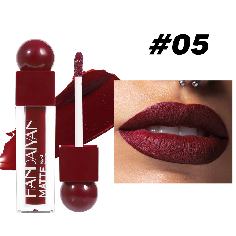 Not,Specified (05#) Matte Lipstick Long Lasting Waterproof Lip Gloss