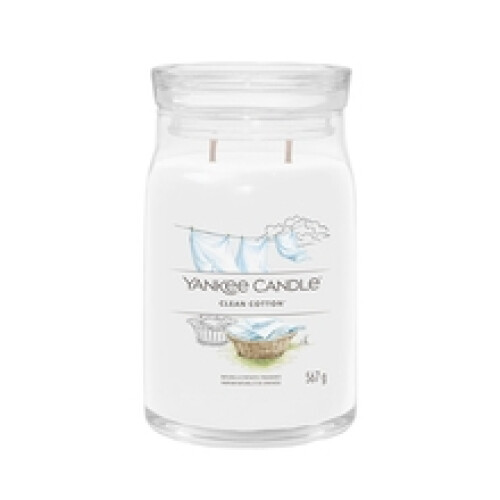 Yankee Candle Yankee - Große Duftkerze Reine Baumwolle