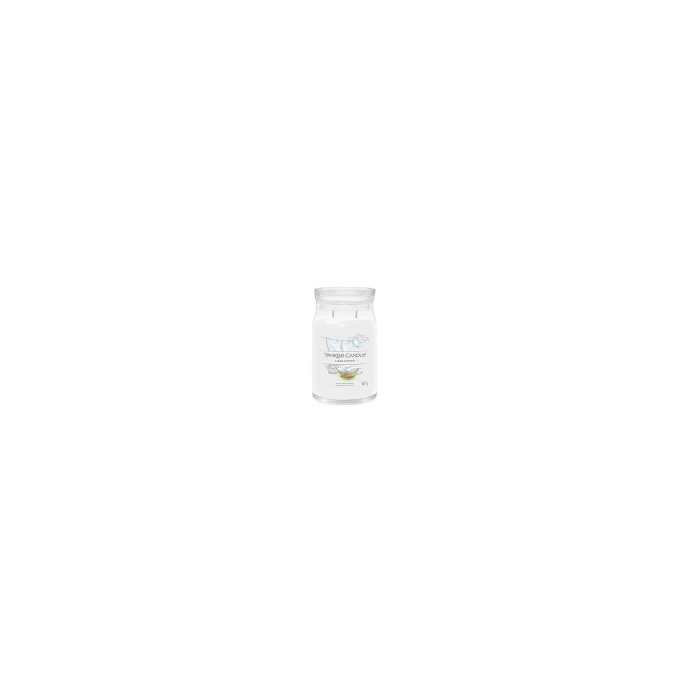 Yankee Candle - Clean Cotton Signature Candle ( Čistá Bavlna ) - Vonná Svíčka 567.0G