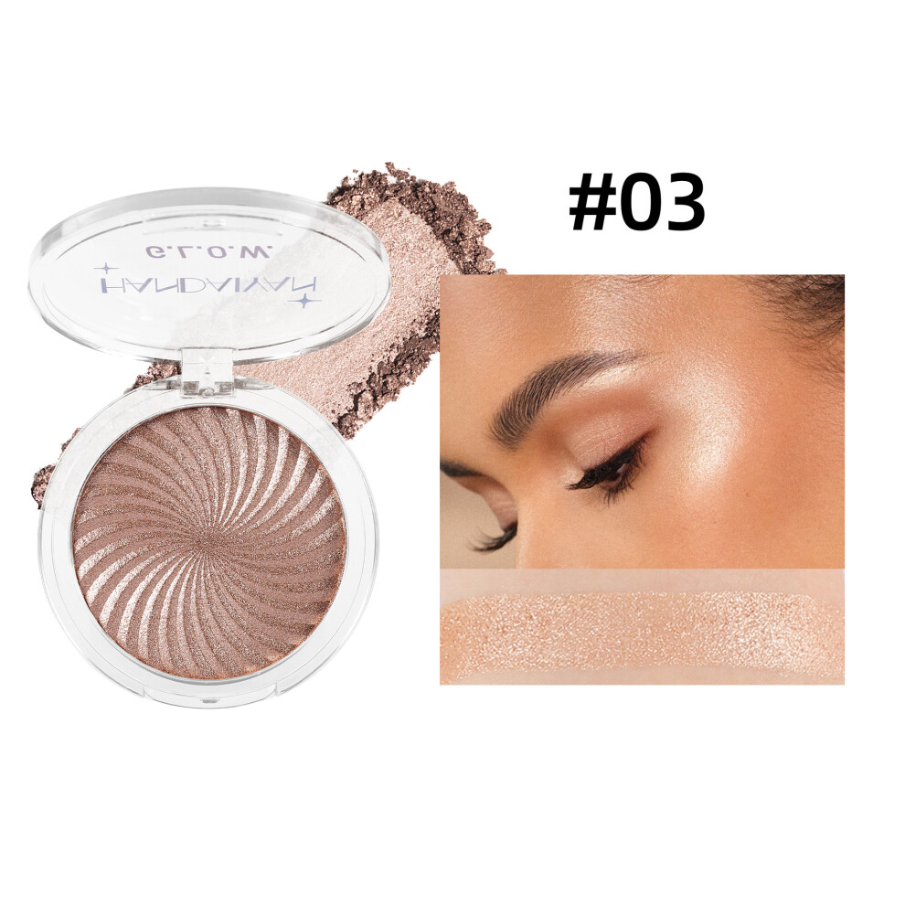 (03#) Waterproof Highlight Palette Glitter Pearlescent