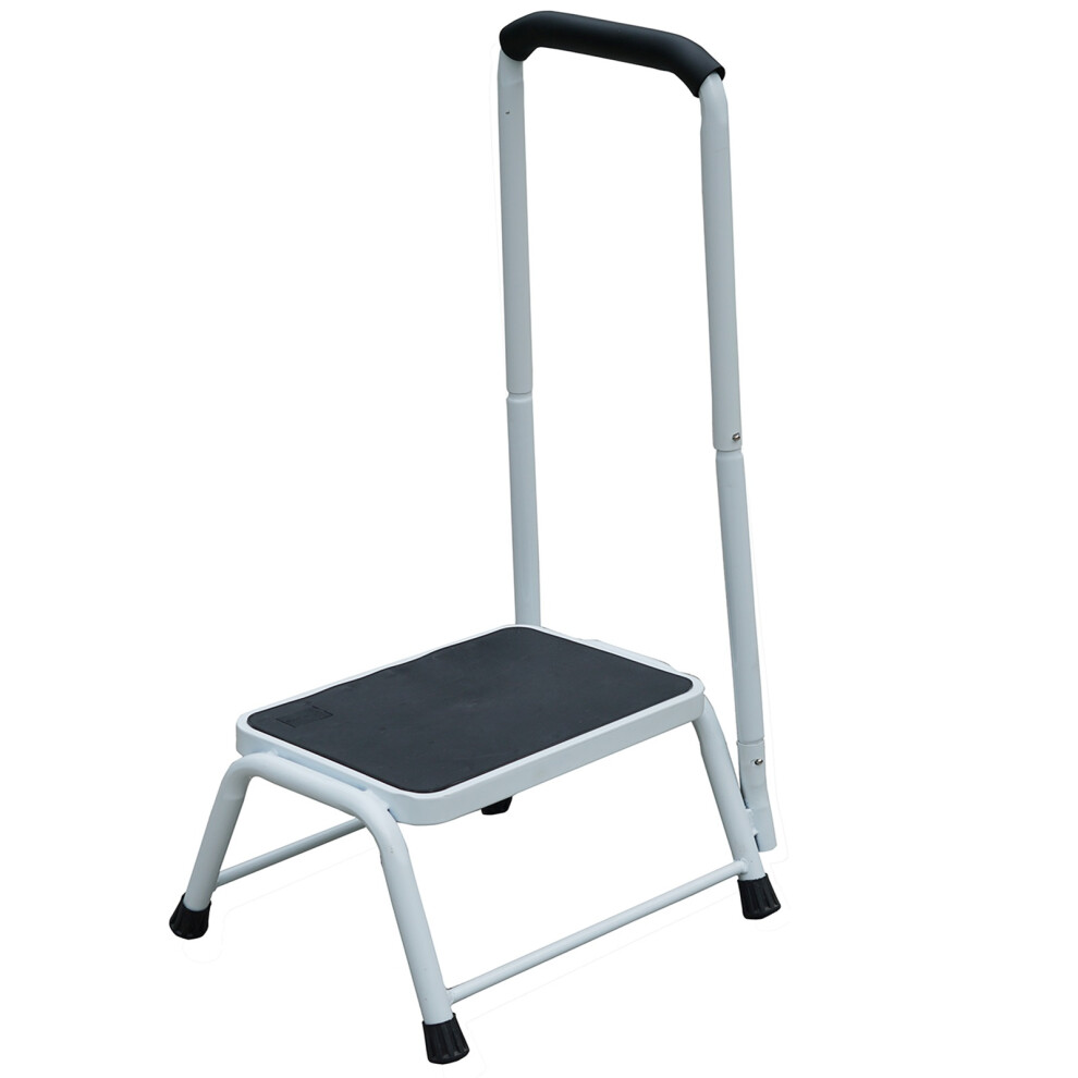 Step Stool Non Slip Mat Caravan Door Ladder Camper Van With Handrail