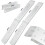 AREBOS AREBOS Foldable Ramp max. 882 lbs (400 kg) Access Ramp Loading Ramp Folding Platform 1
