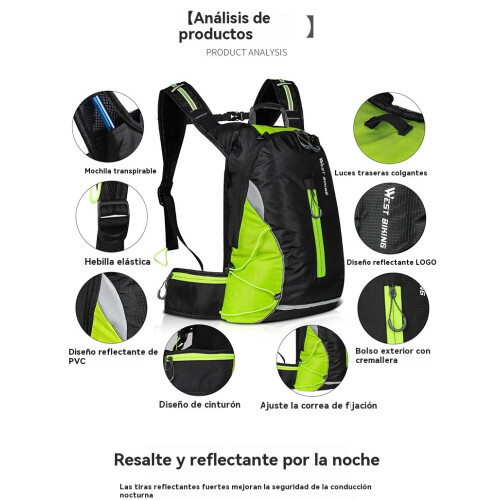 Cycling Backpack Mountain Bike Bag Outdoor Backpack 2