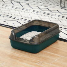 Extra Large Open Cat Litter Tray High Sided Anti-splashing Deep Jumbo Rim Pan