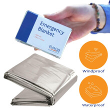 Adult Sized Emergency Foil Blankets For First Aid - Outdoor Survival - Hypothermia - Shock - Building Evacuations