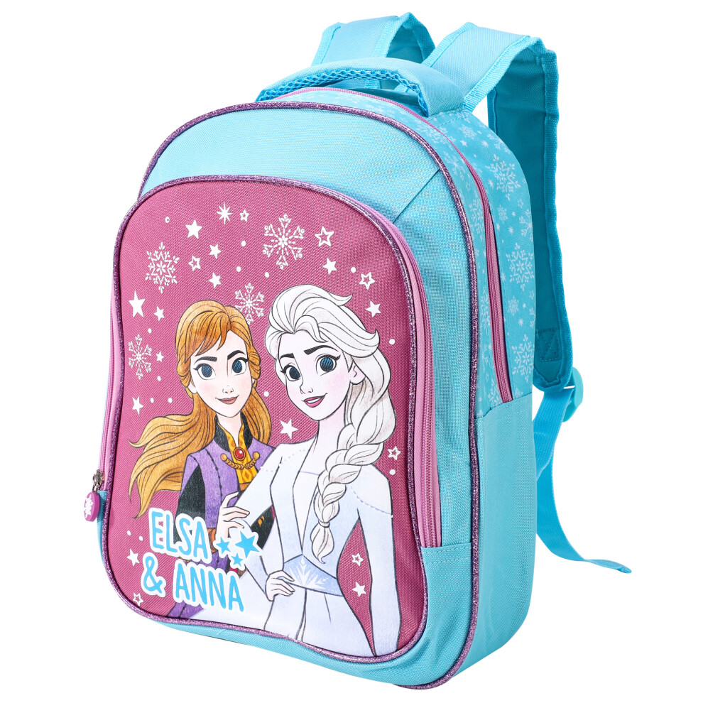 Disney Frozen Premium Backpack Girl Kid Children School Elsa Anna Blue,Pink
