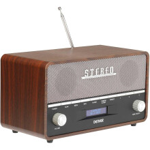 (Dark Wood) Denver DAB-36 Retro Bluetooth DAB+ FM Radio