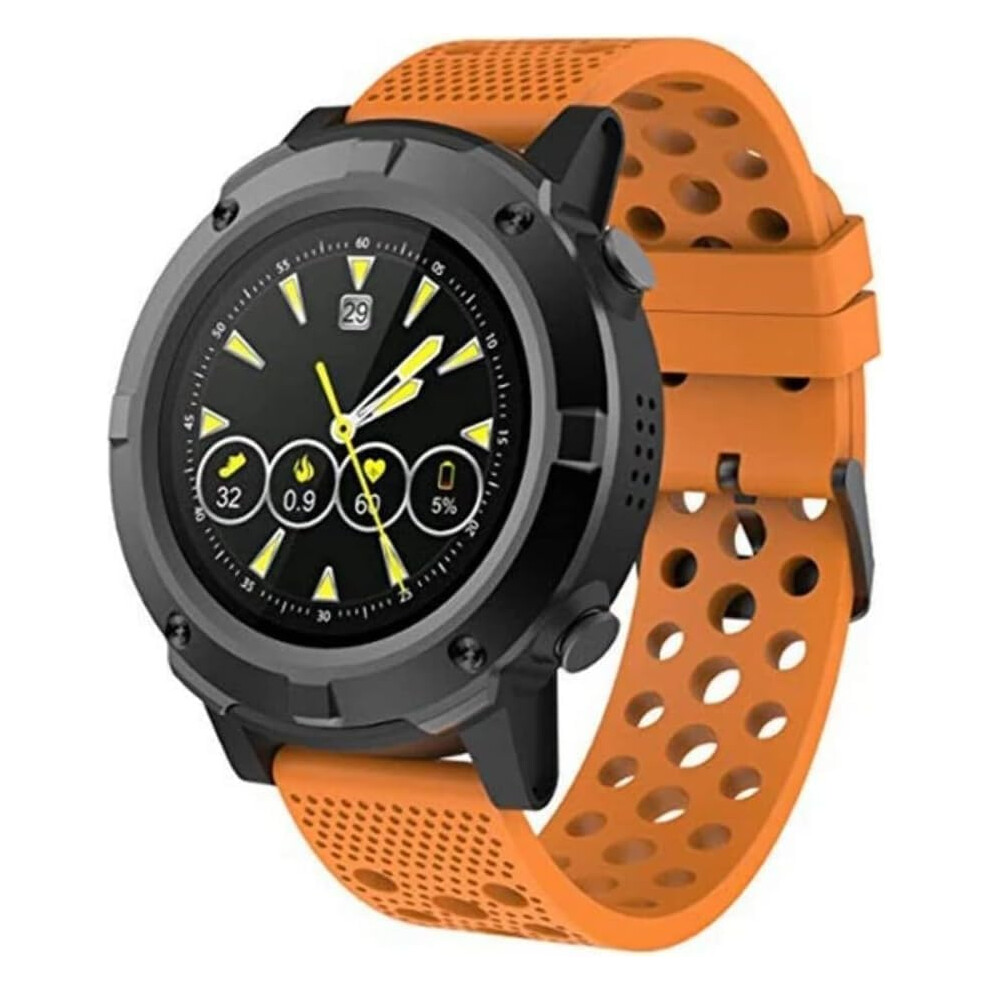 Smart Watch Bluetooth GPS Fitness Tracker Heart Rate Sensor Waterproof Notification Display Compatible with iOS and Android Visit the Denver Store