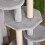 PawHut PawHut Multi-level Cat Tree Tower with Condo Scratching Post, 150cm, Grey 8