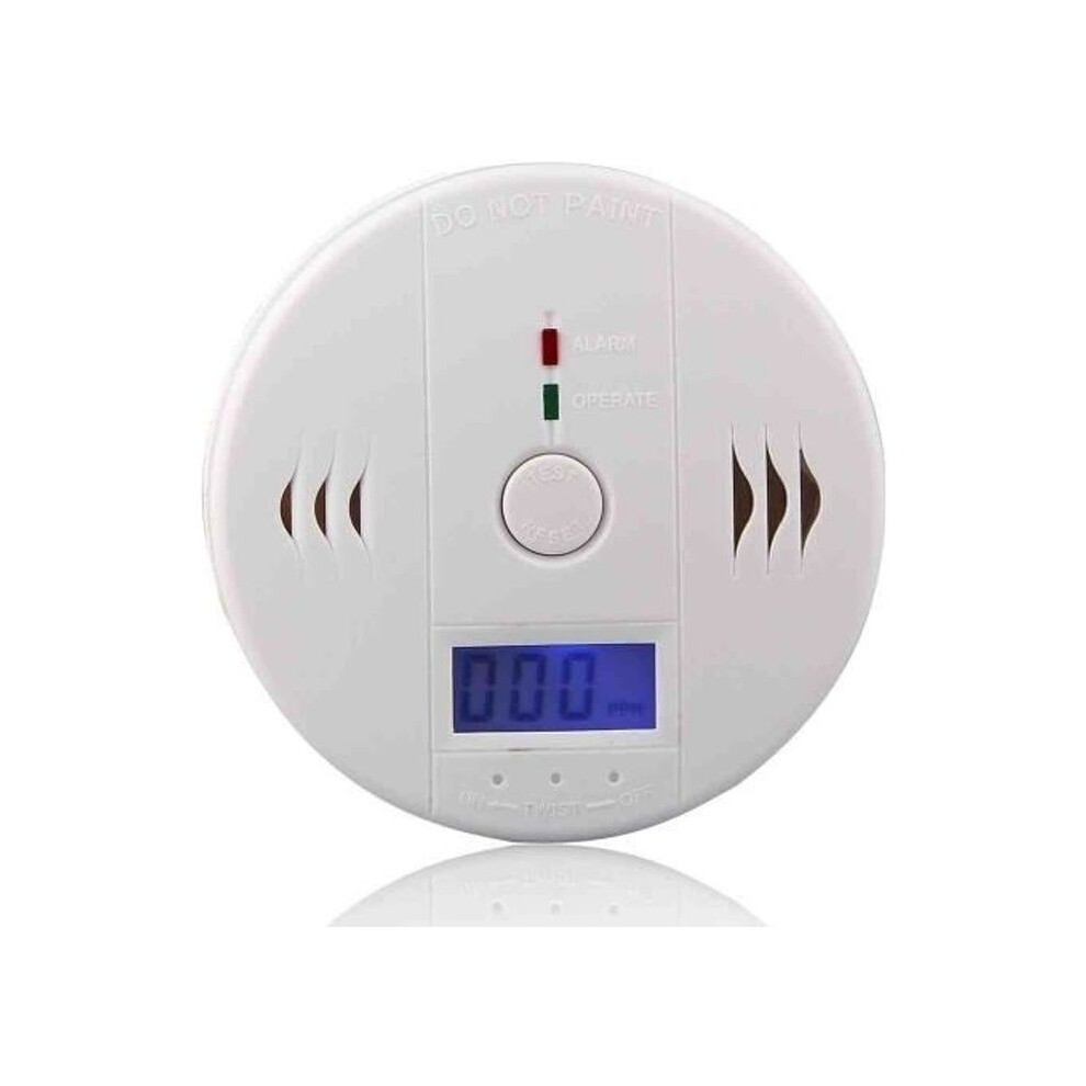 White Carbon Monoxide Sensor Air Detector...