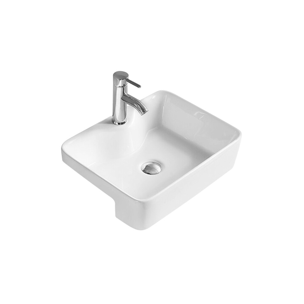 Balterley Semi Recessed Basin - gloss white- 480mm