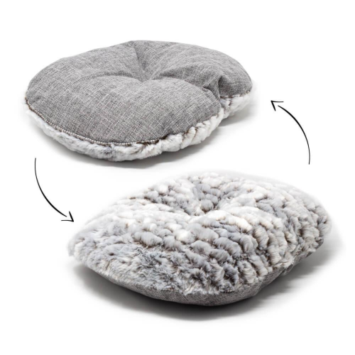 AllPetSolutions Alfie Soft Dog Bed Grey  - Size Large 75x55x23cm 2