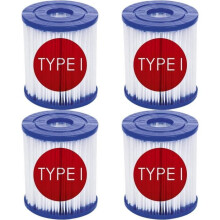 Type I Cartridge Filter for Bestway 58093 Inflatable Pool Pump — 88mm L x 78mm OD x 28mm ID, Efficient Dirt Filtration