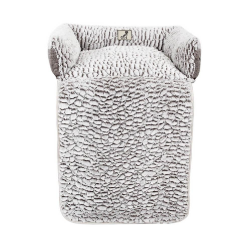 AllPetSolutions Alfie Dog Sofa Bed in Grey - 3 Way Use 1