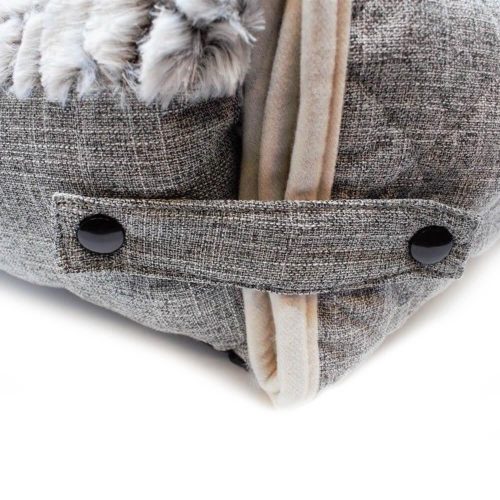 AllPetSolutions Alfie Dog Sofa Bed in Grey - 3 Way Use 2