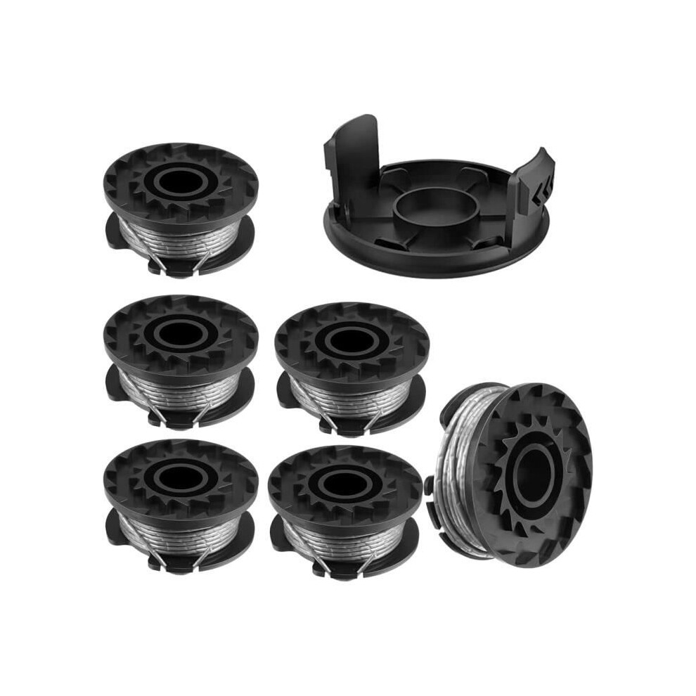 Line Spool for BOSCH EasyGrassCut 18 23 26 Art 23 26 String Trimmers - Spare Parts (6 Pieces)