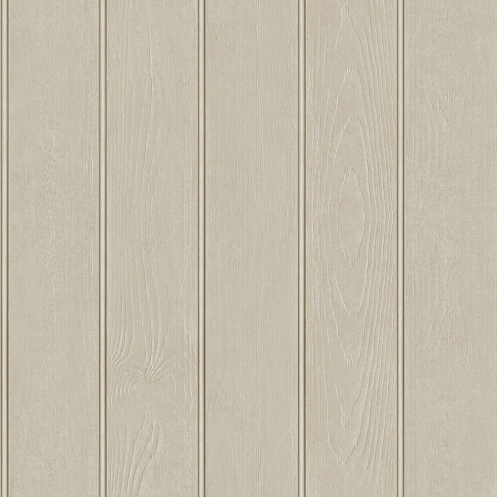 ** SAMPLE Belgravia Beaded Wood Beige Wallpaper (53x53) - Image 7