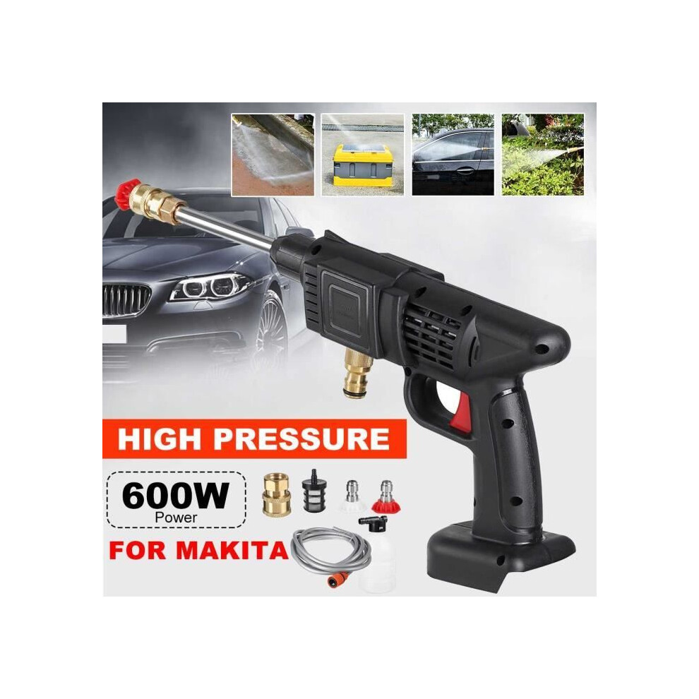 600W High Pressure Water Cleaner, Water Spray Gun, Car Cleaning, Swimming Pool, MAKITA,