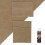 (Beige) Van Carpet Lining 2 Storage Pouches & 5 Cans Glue 1