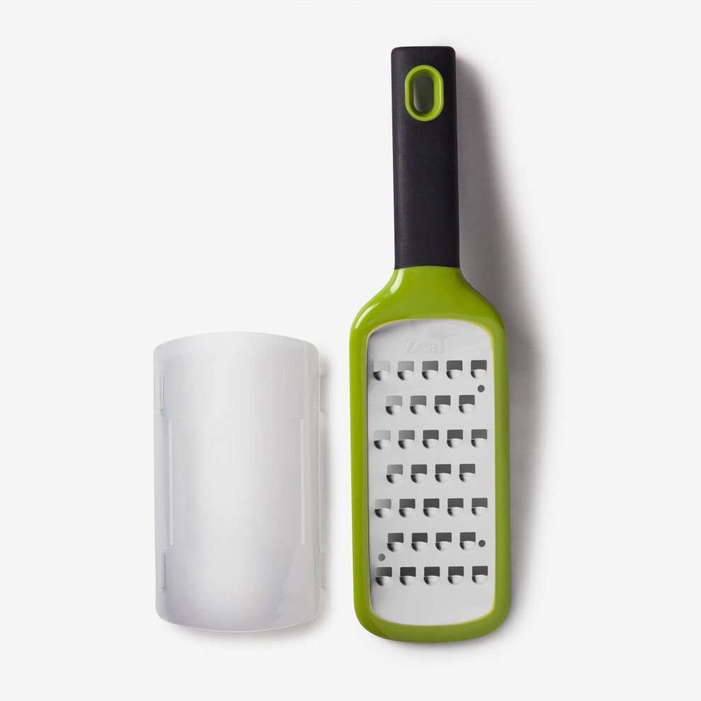 (Course) Zeal Parmesan Cheese Grater with Soft Touch Handle, Fine and Coarse Grater