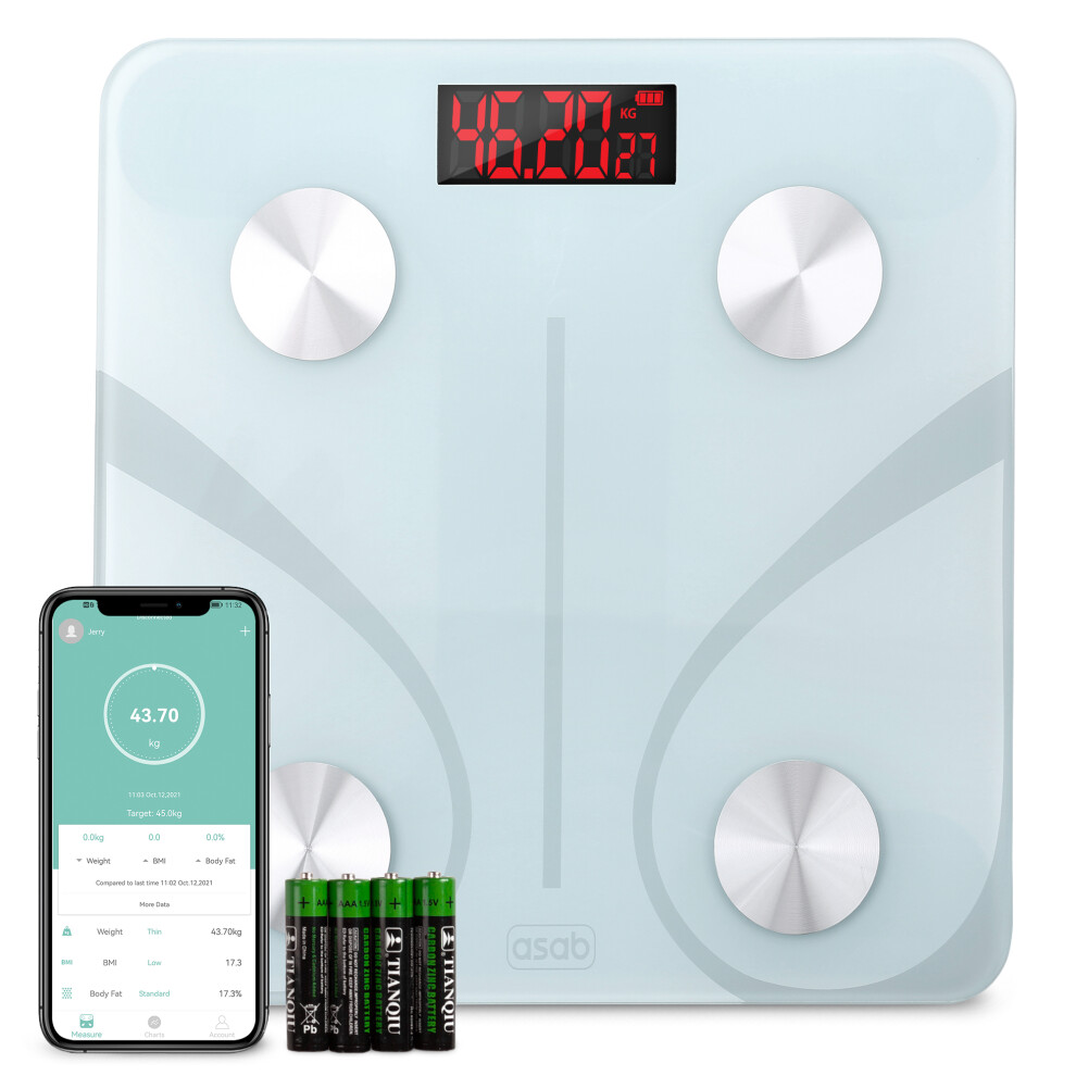 Smart Body Fat Scales Digital Bathroom Weighing Scale Bluetooth Scale