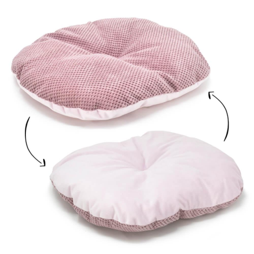 AllPetSolutions Alfie Pink Soft Dog Bed Medium 57x52x22cm 2
