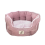 AllPetSolutions Alfie Pink Soft Dog Bed Medium 57x52x22cm 4