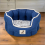 AllPetSolutions Alfie Navy Soft Dog Bed Medium 57x52x22cm 2