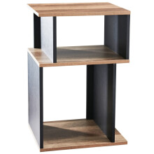 2 Tier Small Side Table Bedside Nightstand Bedroom Living Room