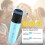 Chronus Mini Karaoke Machine-Bluetooth Speaker,2 Wireless Microphones-Blue 3