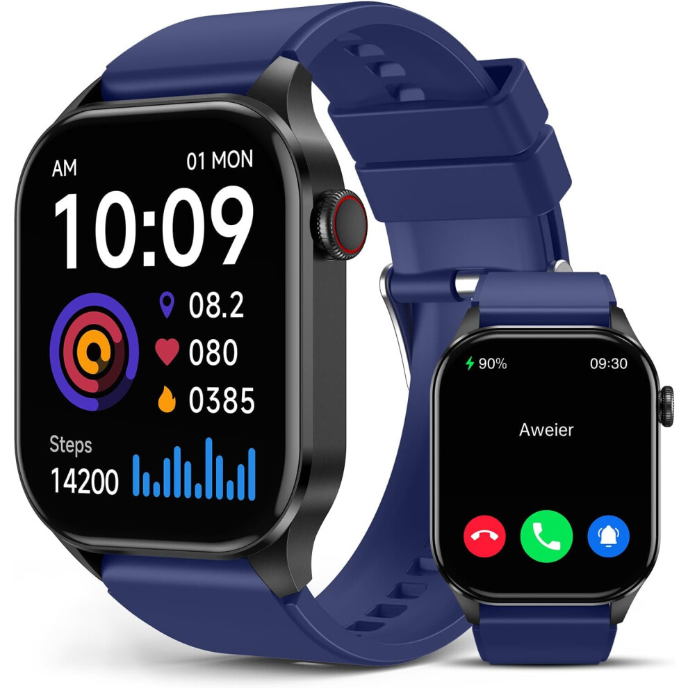 Chronus Chronus Smartwatch Â 2.04" Amoled Display, Blood Oxygen Monitor, Heart Rate Tracker Â Blue 6976919916791