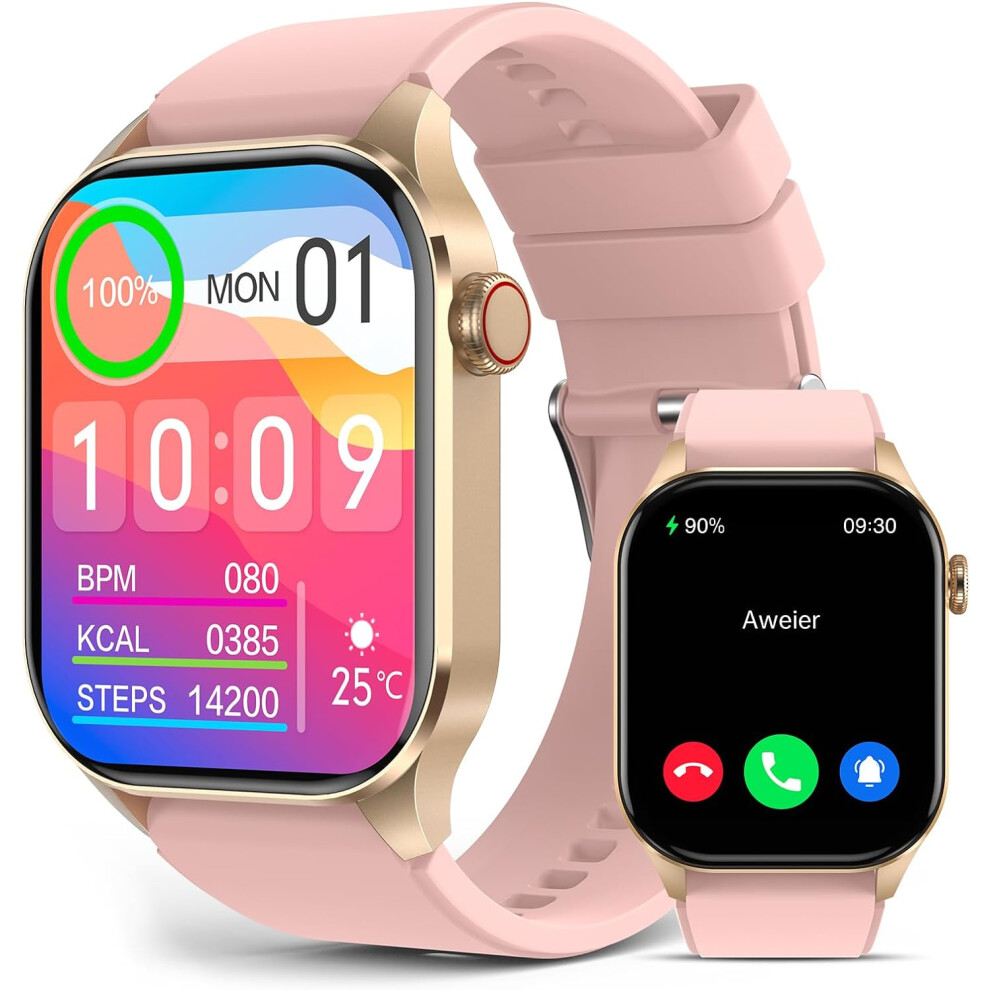 Chronus Chronus Smartwatch Â 2.04" Amoled Display, Blood Oxygen Monitor, Heart Rate Tracker Â Pink 6976919916807