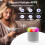 Chronus CHRONUS Mini Karaoke Machine, Portable Bluetooth, 2 Wireless Mics, Home/Party, White 3