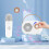 Chronus CHRONUS Mini Karaoke Machine, Portable Bluetooth, 2 Wireless Mics, Home/Party, White 4