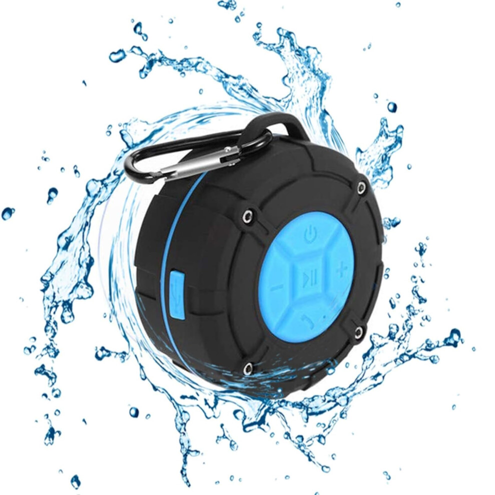 Chronus Chronus Ipx7 Waterproof Shower Speaker, Hd Sound, Suction Cups, Outdoor, Black 6976919916401