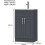 BELOFAY Floor Standing Vanity Unit With Basin 6
