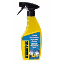 RAIN-X Plastic Repellent 500ml - Clearer Visibility on Plastic Surfaces, Repels Rain & Dirt