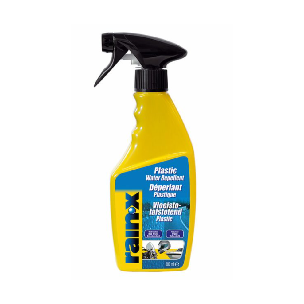 Rain-X Plastic Repellent 500Ml - Clearer Visibility On Plastic Surfaces, Repels Rain & Dirt 8410410260833