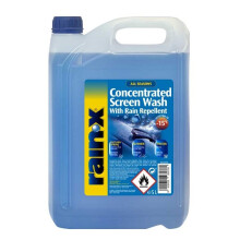 RAIN-X All Season Screenwash Concentrate -15ºC 5L - Powerful Cleaner, Prevents Freezing, Year-Round Use