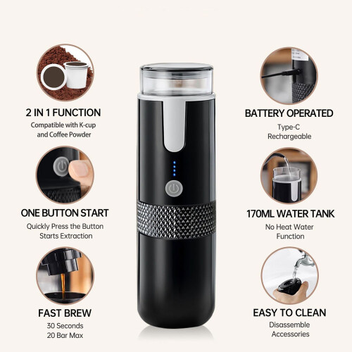 Portable coffee machine home fully automatic capsule coffee machine 2